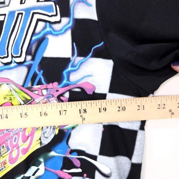 Adidas Jeremy Scott Shirt JS Rally NASCAR Style Print Tee Adult Size Small - Picture 4 of 13